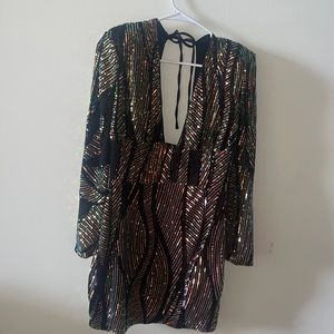Sequin mini dress